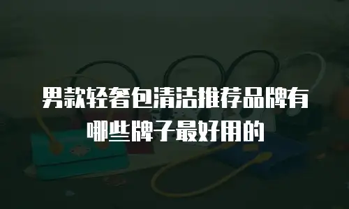 男款轻奢包清洁推荐品牌有哪些牌子最好用的
