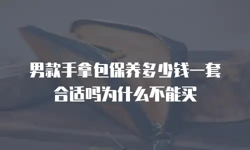 男款手拿包保养多少钱一套合适吗为什么不能买