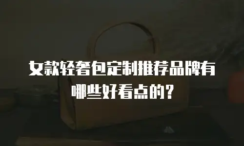 女款轻奢包定制推荐品牌有哪些好看点的？
