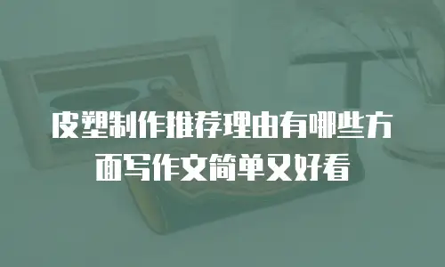 皮塑制作推荐理由有哪些方面写作文简单又好看