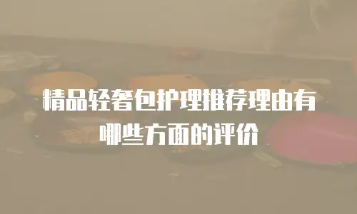 精品轻奢包护理推荐理由有哪些方面的评价