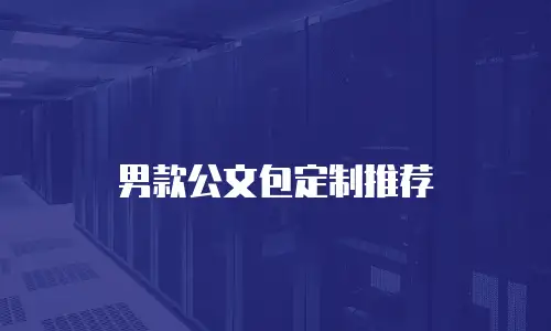 男款公文包定制推荐