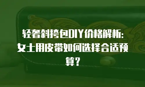 轻奢斜挎包DIY价格解析：女士用皮带如何选择合适预算？