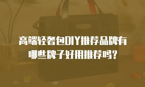 高端轻奢包DIY推荐品牌有哪些牌子好用推荐吗？