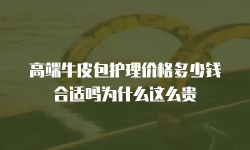 高端牛皮包护理价格多少钱合适吗为什么这么贵