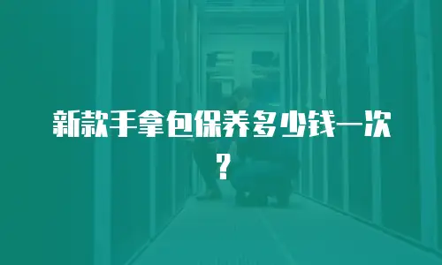 新款手拿包保养多少钱一次？