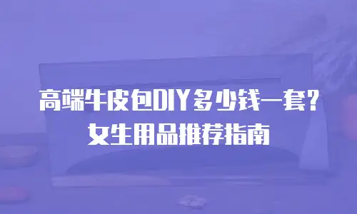 高端牛皮包DIY多少钱一套？女生用品推荐指南