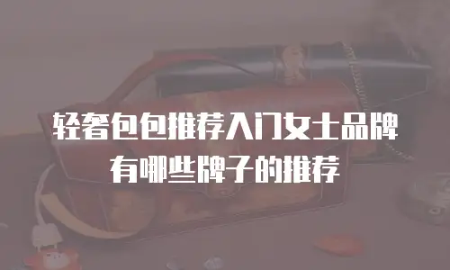 轻奢包包推荐入门女士品牌有哪些牌子的推荐