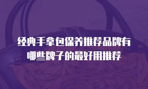 经典手拿包保养推荐品牌有哪些牌子的最好用推荐