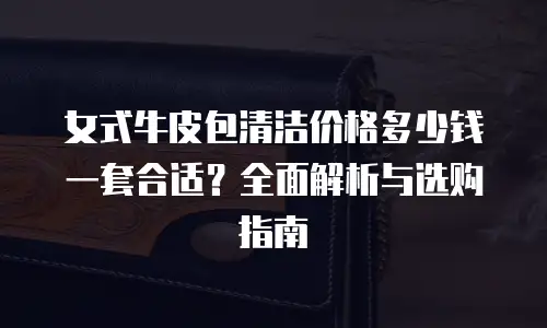女式牛皮包清洁价格多少钱一套合适？全面解析与选购指南