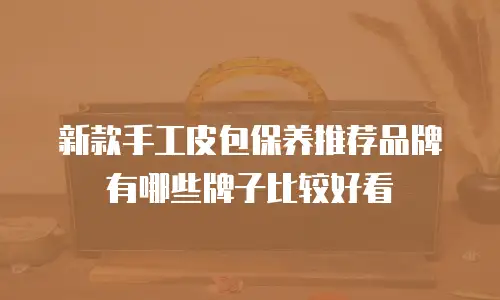 新款手工皮包保养推荐品牌有哪些牌子比较好看
