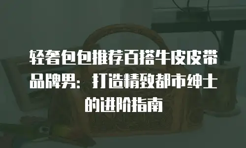 轻奢包包推荐百搭牛皮皮带品牌男：打造精致都市绅士的进阶指南