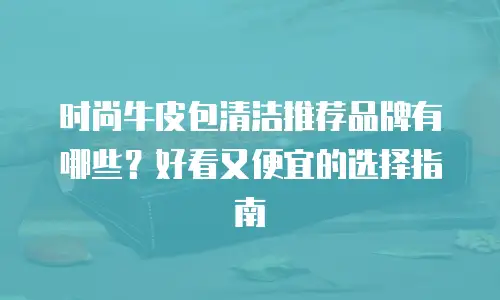 时尚牛皮包清洁推荐品牌有哪些？好看又便宜的选择指南