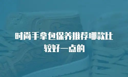 时尚手拿包保养推荐哪款比较好一点的