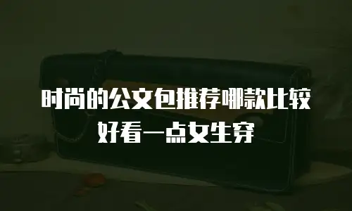 时尚的公文包推荐哪款比较好看一点女生穿