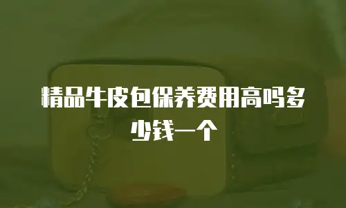 精品牛皮包保养费用高吗多少钱一个