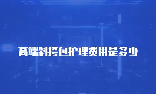 高端斜挎包护理费用是多少