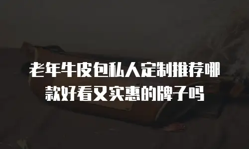 老年牛皮包私人定制推荐哪款好看又实惠的牌子吗