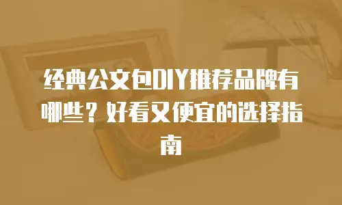 经典公文包DIY推荐品牌有哪些？好看又便宜的选择指南