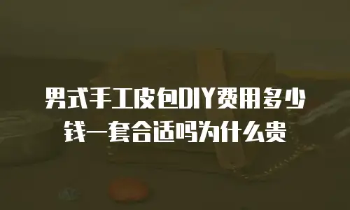 男式手工皮包DIY费用多少钱一套合适吗为什么贵