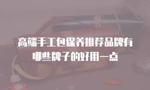 高端手工包保养推荐品牌有哪些牌子的好用一点