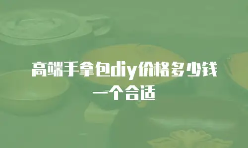 高端手拿包diy价格多少钱一个合适