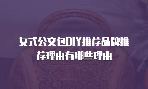女式公文包DIY推荐品牌推荐理由有哪些理由