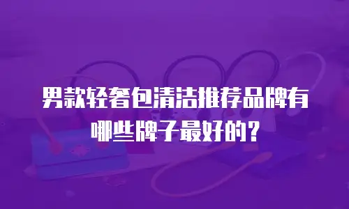 男款轻奢包清洁推荐品牌有哪些牌子最好的？