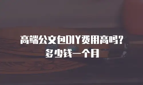 高端公文包DIY费用高吗？多少钱一个月