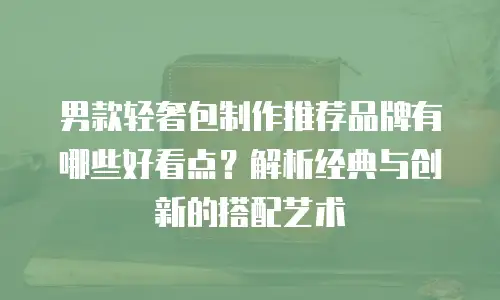 男款轻奢包制作推荐品牌有哪些好看点？解析经典与创新的搭配艺术