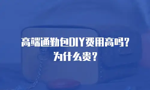 高端通勤包DIY费用高吗？为什么贵？