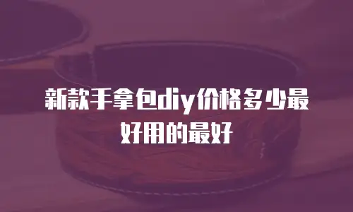 新款手拿包diy价格多少最好用的最好