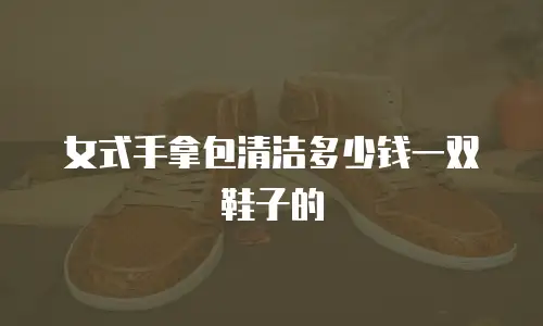 女式手拿包清洁多少钱一双鞋子的