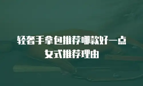 轻奢手拿包推荐哪款好一点女式推荐理由