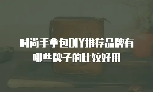 时尚手拿包DIY推荐品牌有哪些牌子的比较好用