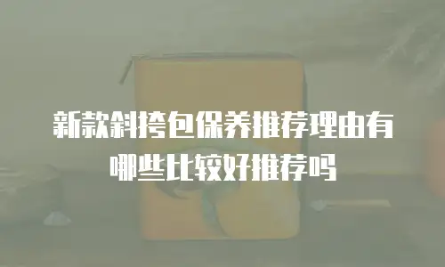 新款斜挎包保养推荐理由有哪些比较好推荐吗
