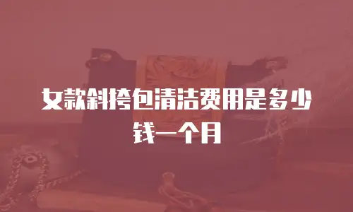 女款斜挎包清洁费用是多少钱一个月