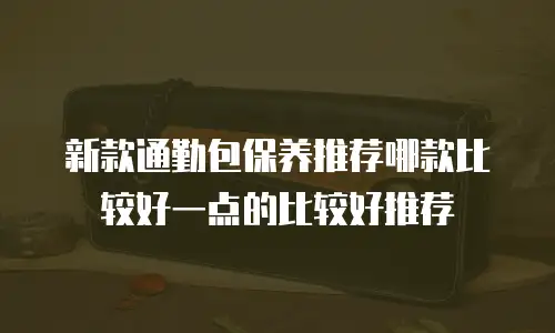 新款通勤包保养推荐哪款比较好一点的比较好推荐