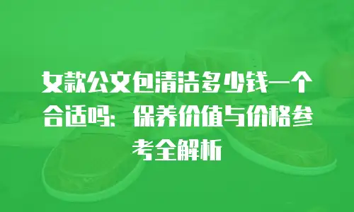 女款公文包清洁多少钱一个合适吗：保养价值与价格参考全解析