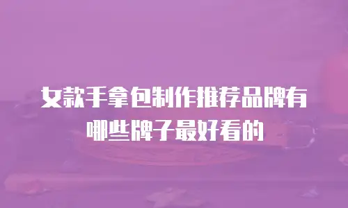 女款手拿包制作推荐品牌有哪些牌子最好看的