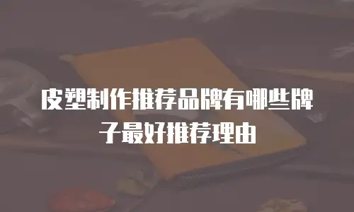 皮塑制作推荐品牌有哪些牌子最好推荐理由