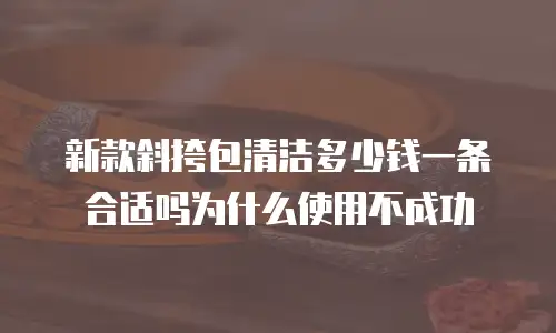 新款斜挎包清洁多少钱一条合适吗为什么使用不成功