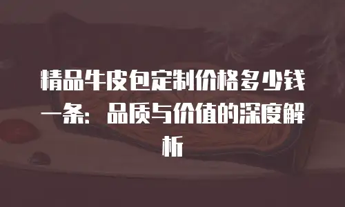 精品牛皮包定制价格多少钱一条：品质与价值的深度解析