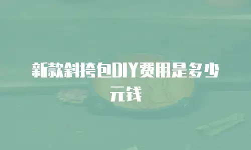 新款斜挎包DIY费用是多少元钱