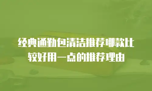 经典通勤包清洁推荐哪款比较好用一点的推荐理由