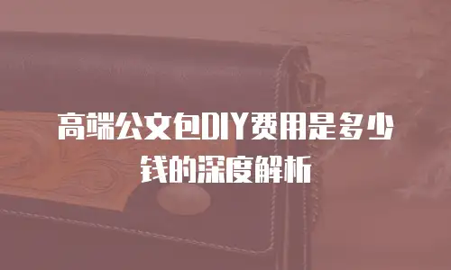 高端公文包DIY费用是多少钱的深度解析