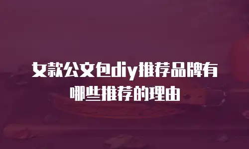 女款公文包diy推荐品牌有哪些推荐的理由