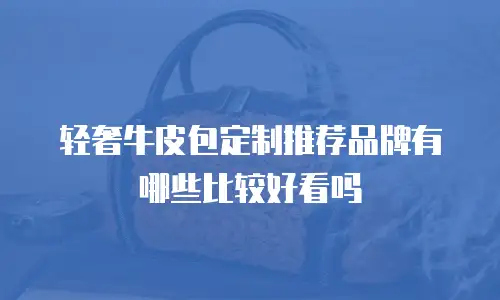 轻奢牛皮包定制推荐品牌有哪些比较好看吗