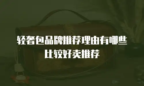 轻奢包品牌推荐理由有哪些比较好卖推荐