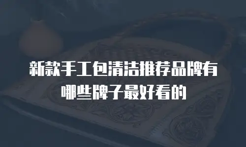 新款手工包清洁推荐品牌有哪些牌子最好看的